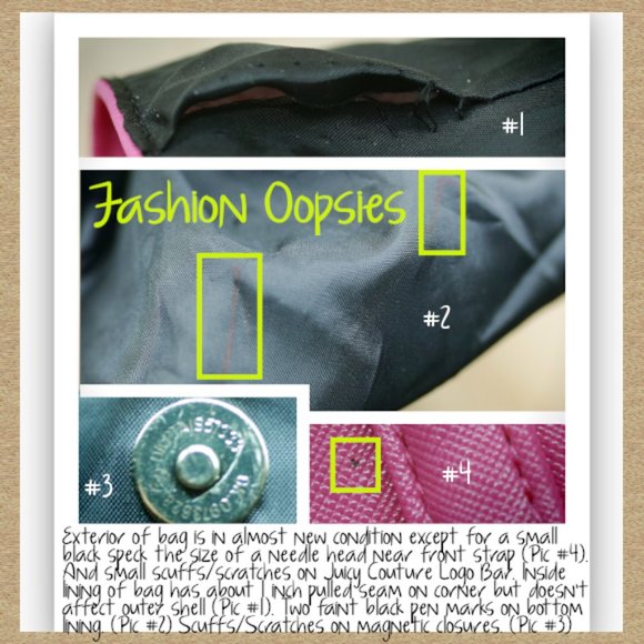 JUICY COUTURE Hot Pink Tote Bag - Picture 10 of 16